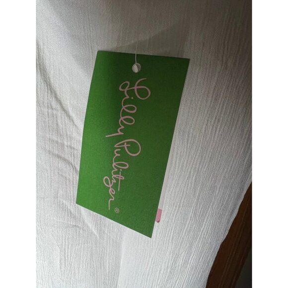 Lilly Pulitzer Thalia Tunic Sleeveless Swing Dress Embroidery in Size L New - Picture 4 of 9